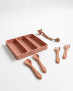 Children Utensil Drawer Organizer Set - Mauve