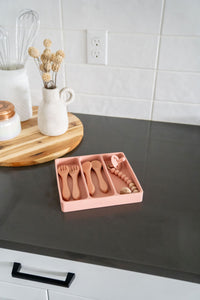 Children Utensil Drawer Organizer Set - Mauve