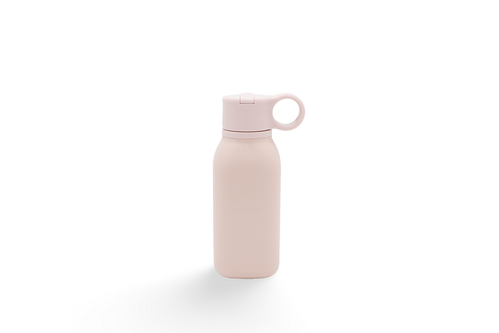 Pink Trio Set  (Bowl, Plate, Water Bottle)